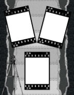 printable digital black and white heritage scrapbook papers for genealogy templates