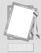 Heritage 8.5x11 computer Scrapbooking quick build templates.