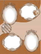 quick ancestory antique jewelry printable scrapbooking printable