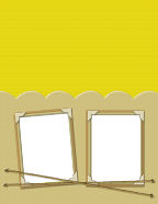 Purple, Yellow, Teal Heritage Family Tree themed scrapbook paper downloadables.