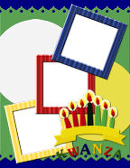 kwanza candles digital kwanza celebrations scrapbook papers