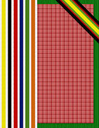 striped digital kwanza celebrations scrapbook papers