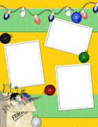 Yellow themed Kwanza digi-scrapebooking paper downloadables