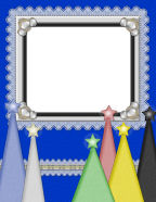 Blue themed Kwanza Holiday easy and simple quick build best scrapbooking templates