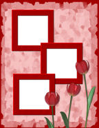scrapbook templates to download and print tulip themed