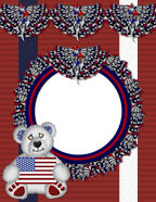 Best Memorial Day or Birthday Digital Scrapbooking Paper Templates