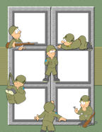 Downloadable computer scrapbooking papers for patriotic military templates