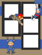 Air Force computer digital scrapbooking papers for downloading and printing.