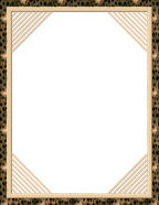 leopard print easy printable scrapbook paper templates to print