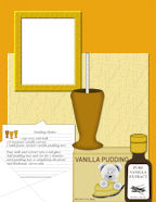 printble digital scrapbook templates cooking with kids recipes