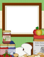 digital printable food elements digital scrapbooks lunch pbj templates