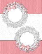 Pink Pastel Matte Digi-Scrapbook Templates for downloading