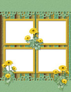 floral mothers day templates scrapbook papers to print