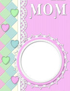 elegant pastel mother's day scrapbook papers templates
