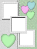 pretty pastel mother's day scrapbook papers templates