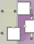 Pastel themed Mother's Day themed scrapbooking papers.