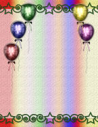 party balloons new years celebrations scrapbook papers