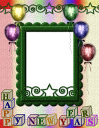 happy new year balloons new years celebrations scrapbook papers