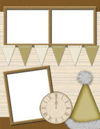 auld lang syne scrapbook papers new years