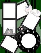 digital new years scrapbook paper templates