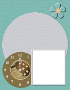 Pastel Green New Years Celebration Party Scrapbooking Template