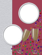 Pastel Red Holiday New Years Party Paper for Computer Scrapbooking Downloadables