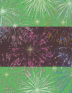 New Years Day Holiday themed computer scrapbooking templates