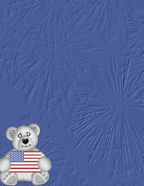 Quick build 4th of July Holiday America First Themed scrapbooking papers.