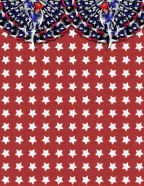 swag bordered us star patterned printable papers