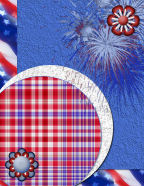 4th of julyprintable  picnic celebration scrapbook papers