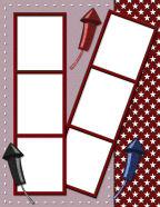 with the rockets red glare fireworks blue reds and white explosions