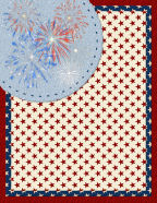 american scrapbooking red white blue fireworks celebraions