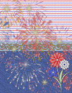 elegant fireworks usa colored america the beautiful