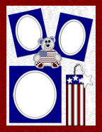 Internets Best Patriotic themed computer scrapbook paper downloads.