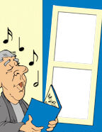 easy printable church choir scrapbook papers to dowload