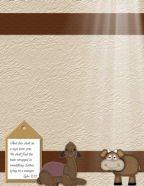 Religious or Christian Digi-Scrap Paper Template Downloadables