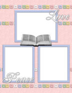 Angel Religious Themed digi-Scrap paper downloadabel template papers.