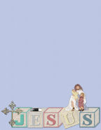 Christmas, Easter, Christian themed digital scrapbooking downloadable paper templates.