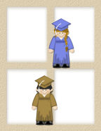 school digital graduation caps scrapbook papers to download templates