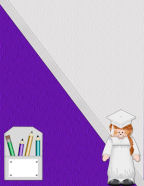Pastel themed graduation day kids school scrapbooking paper themes for downloading.