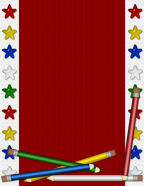 school pencils and supplies digital scrapbook paper backgrounds