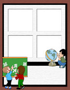 Digi-Scrap paper downloadables in High School Themes.