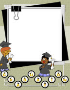 My best kids school graduation themed computer digital scrapbooking papers.