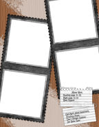 Fast Build digi-scrap paper high school graduation kids themed papers.