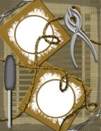 shabby chic scrapbook papers in handyman theme for templates to print