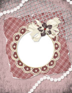feminine look with bows and pearls scrapbook paper templates digital