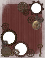 Shabby Chic colorful pastel scrapbook downloadable templates.