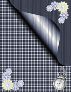 retirement floral watch digital scrapbook papers for photo memory books