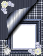 printalbe retirement floral watch digital scrapbook papers for photo memory books templates