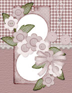 garden wedding florwer elments digital scrapbook templates